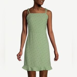 Ann Taylor LOFT Outlet Womens Dress Sheath Sleeveless Sz 8 Petite Green Floral